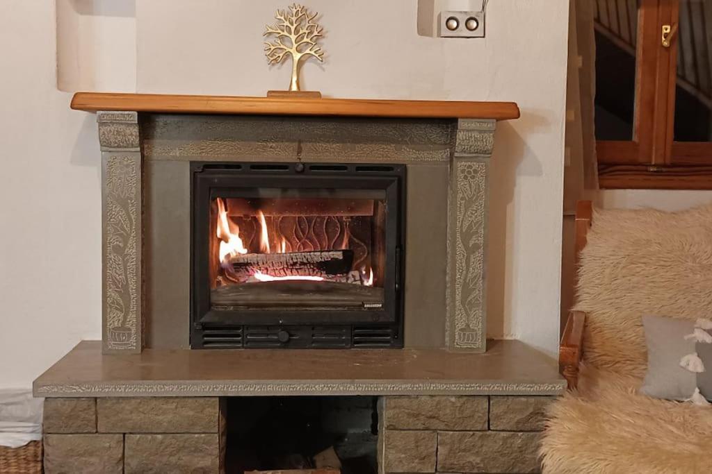 Cozy Loft With Fireplace & View Metsovo Ngoại thất bức ảnh